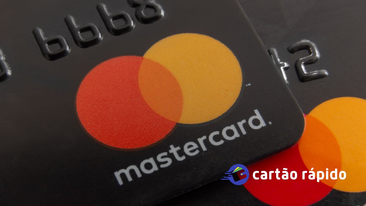 Ilustração de um cartão Mastercard com pontos acumulados, representando os benefícios do programa Surpreenda.