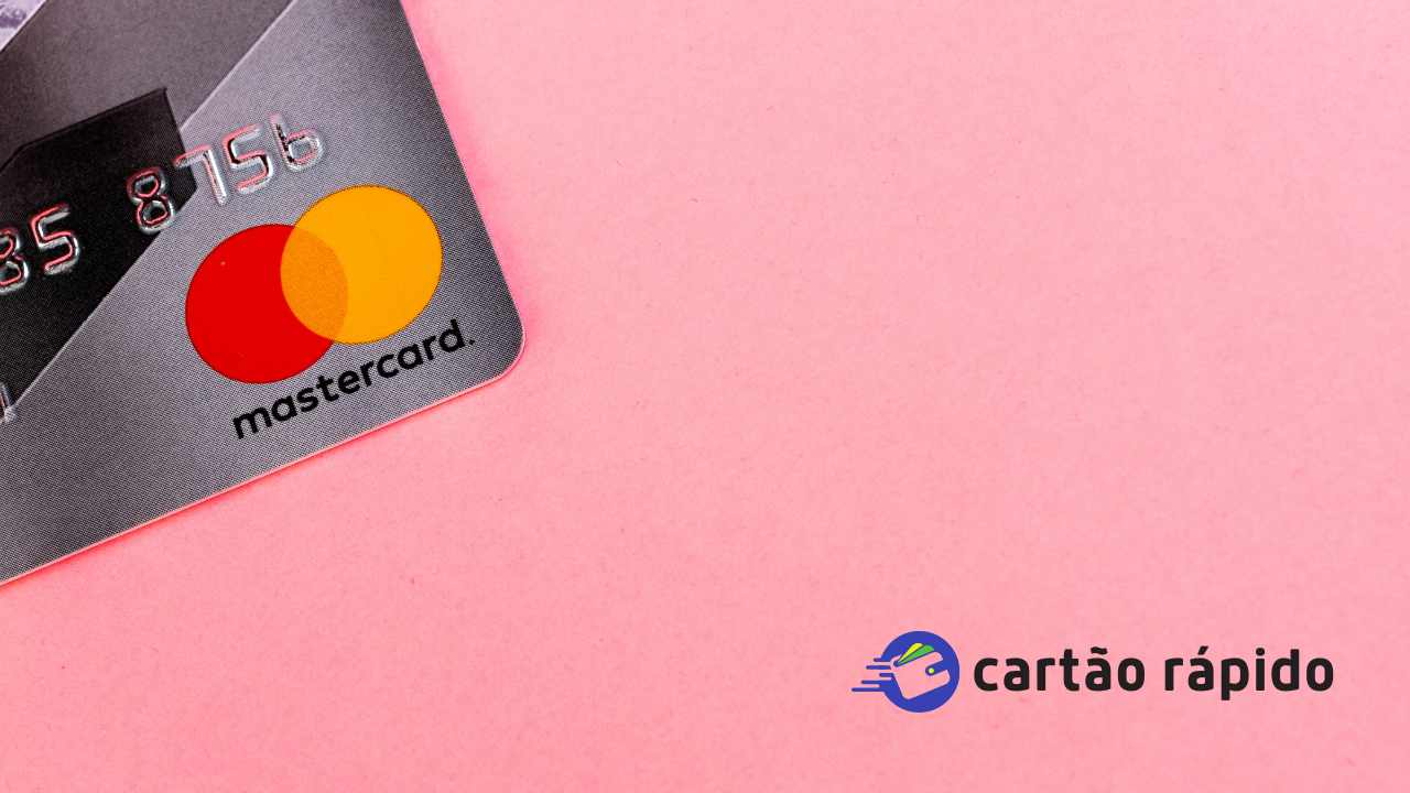 Ilustração representando um cartão Mastercard rodeado por pontos, simbolizando a acumulação de recompensas.