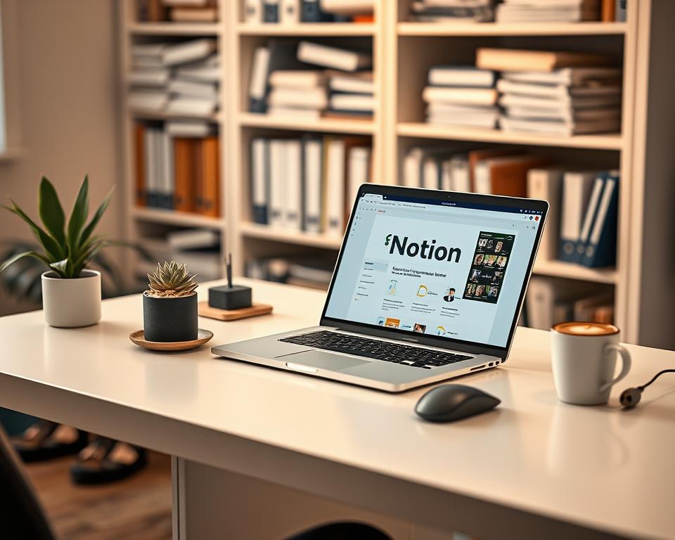 Notion organização pessoal