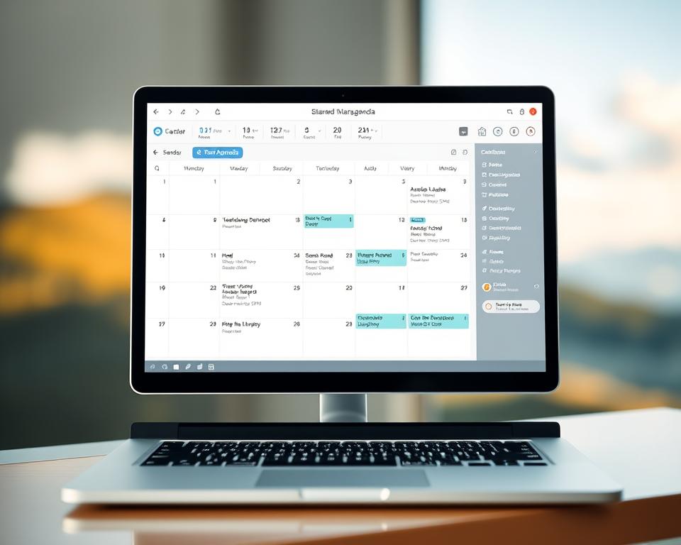 agenda virtual compartilhada
