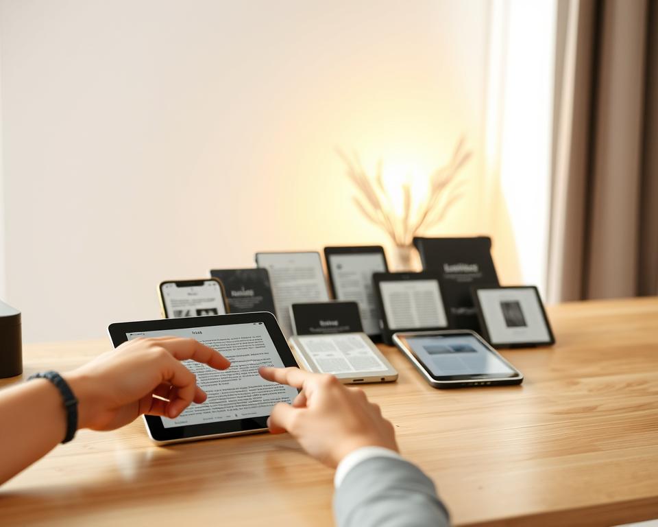 como escolher aplicativo leitura