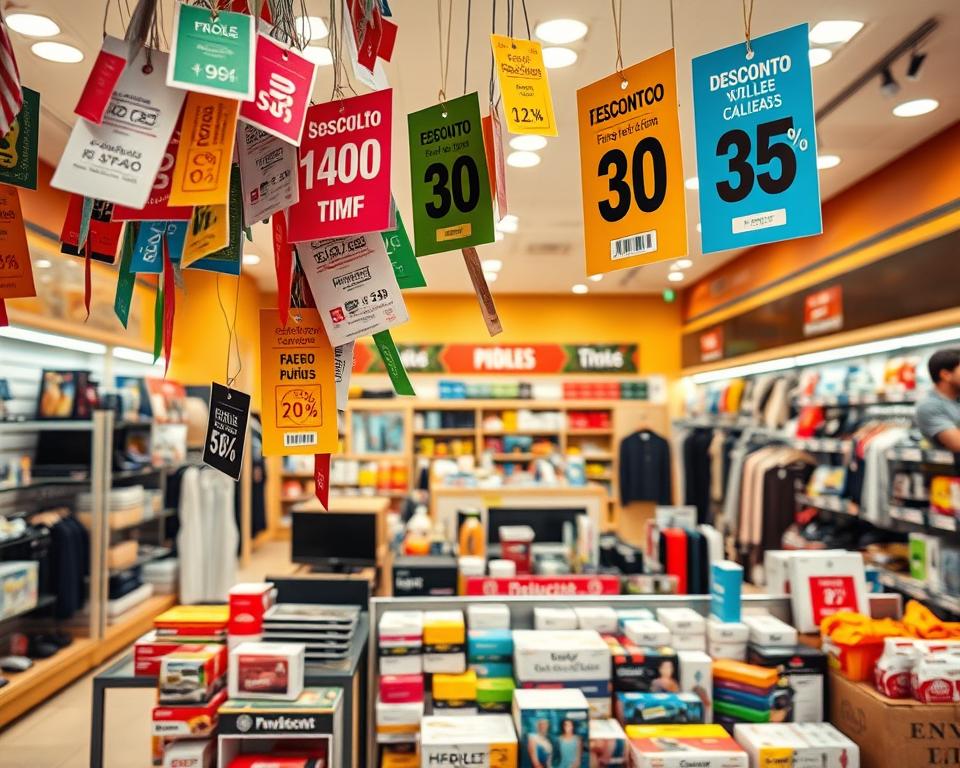 descontos e promoções