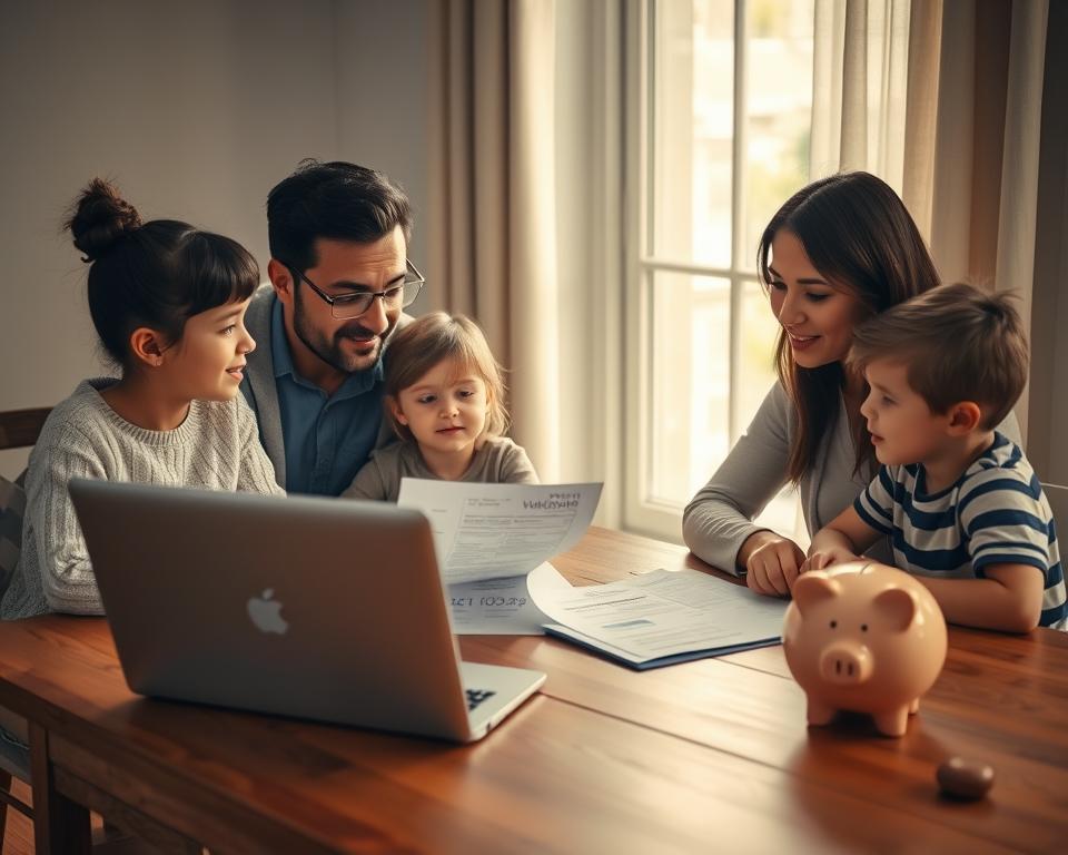educação financeira para a família