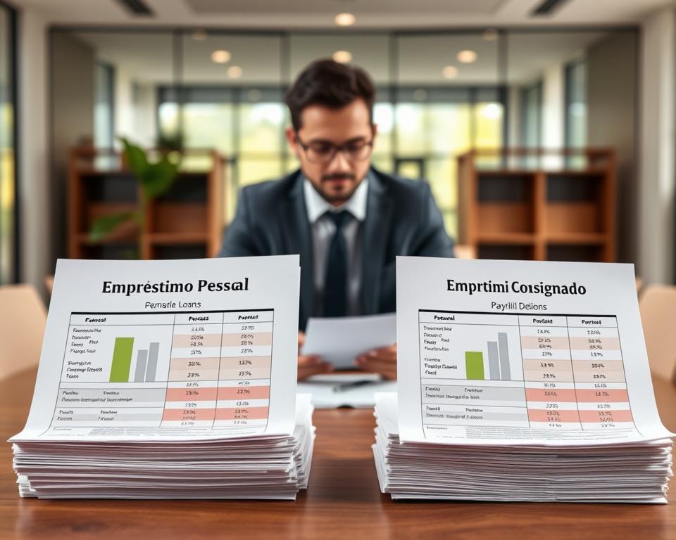 comparativo empréstimo consignado pessoal