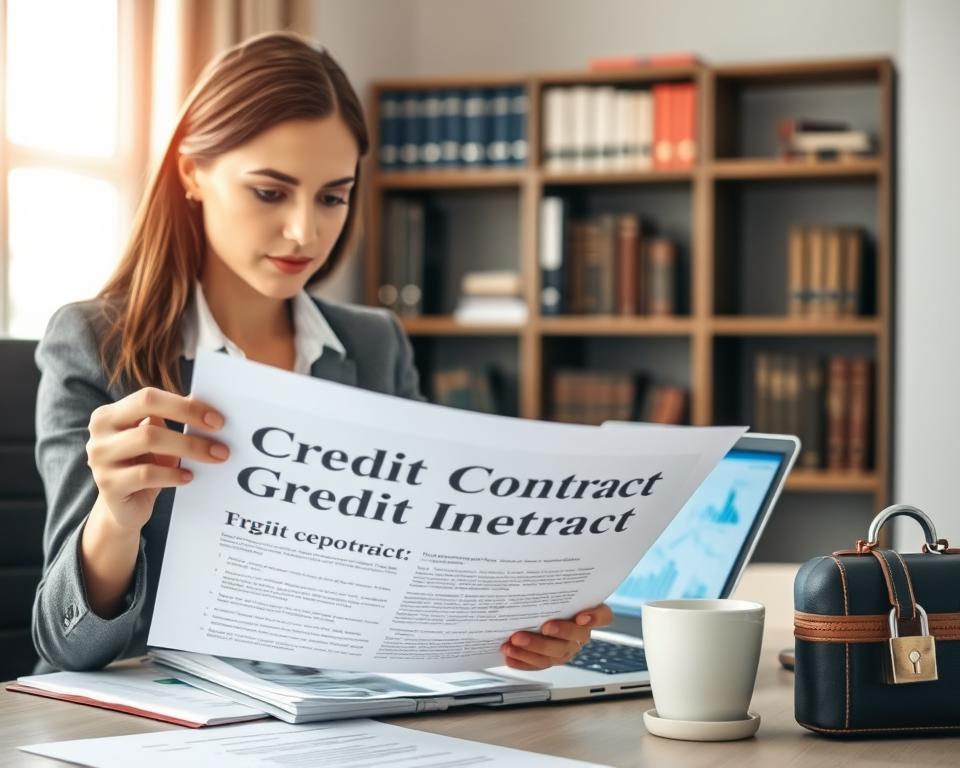 segurança em contrato de crédito